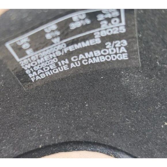 NEW Clarks Collection Womens 8.5 W Black Leather Pumps Heels Slip On Pointed Toe - Picture 7 of 7